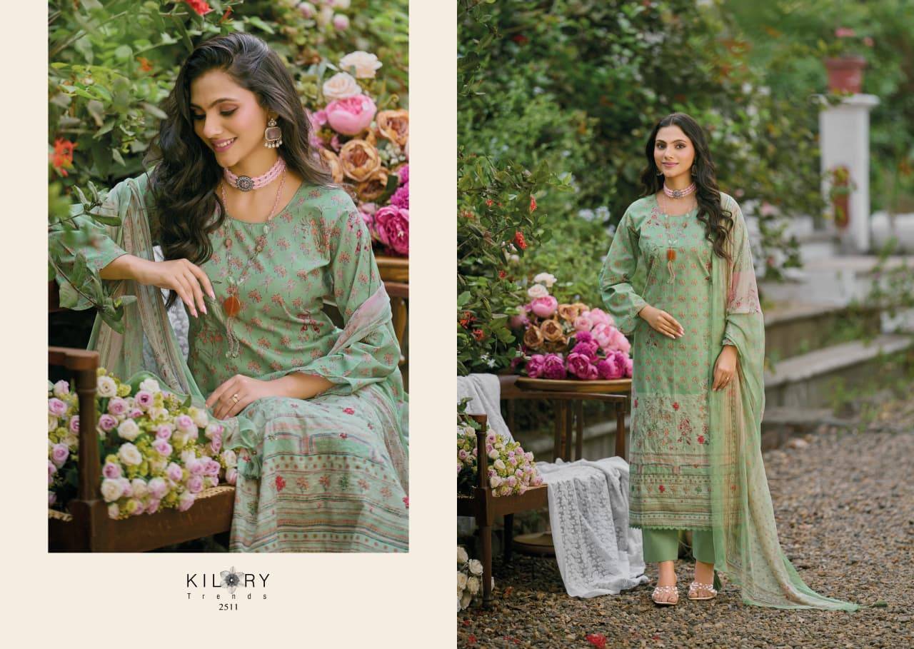 LUMORA By KILORY TRENDS 2511 To 2516 Series Stylish Beautiful Colourful PURE LAWN COTTON Dresses At Wholesale Price